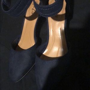 Dark blue style & co wedges only worn twice